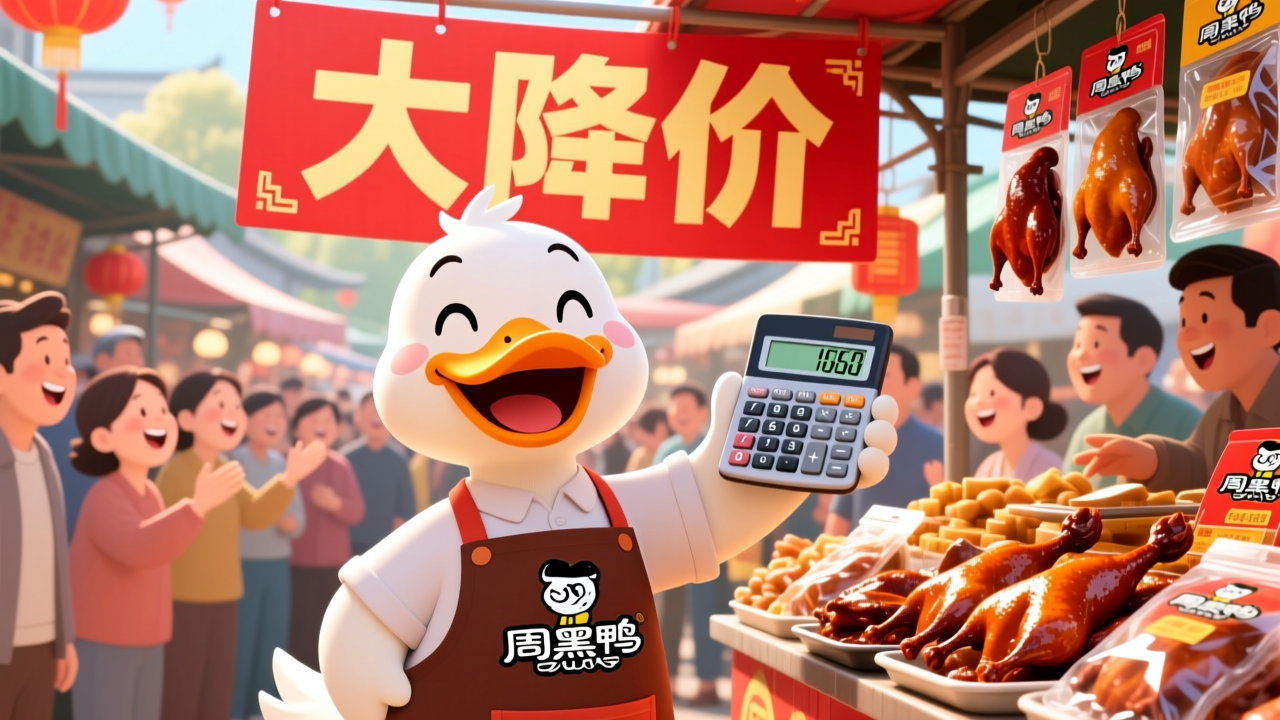 鸭子大降价，周黑鸭乐开花