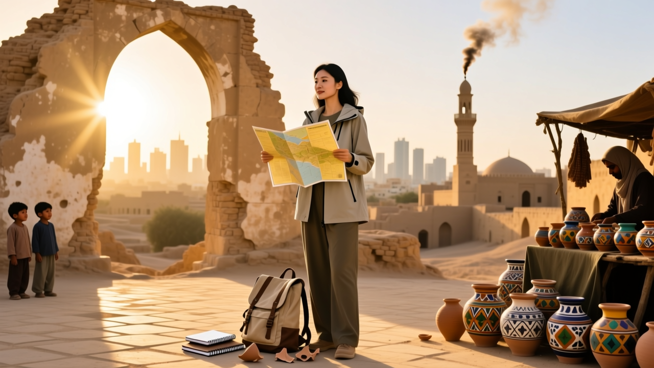 中东25年，一个中国女人在战火中做旅游