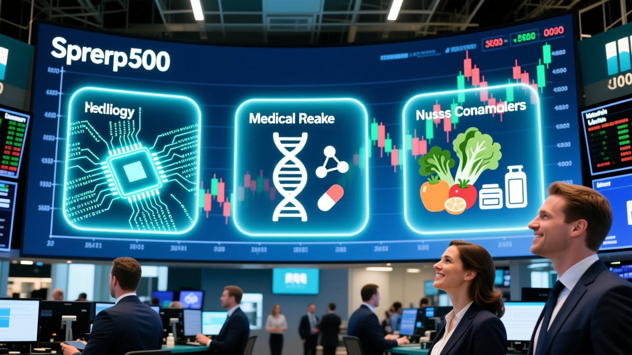 标普500指数横盘震荡之际值得买入的三个板块