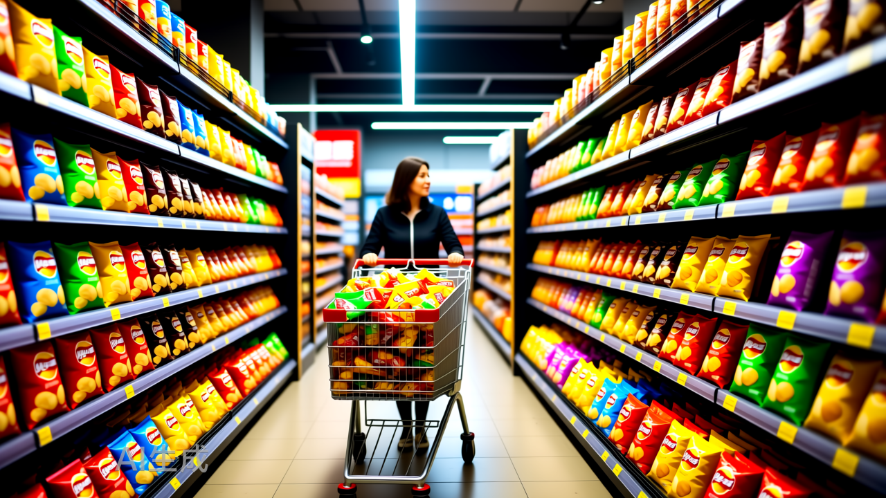 量販零食卷向縣城