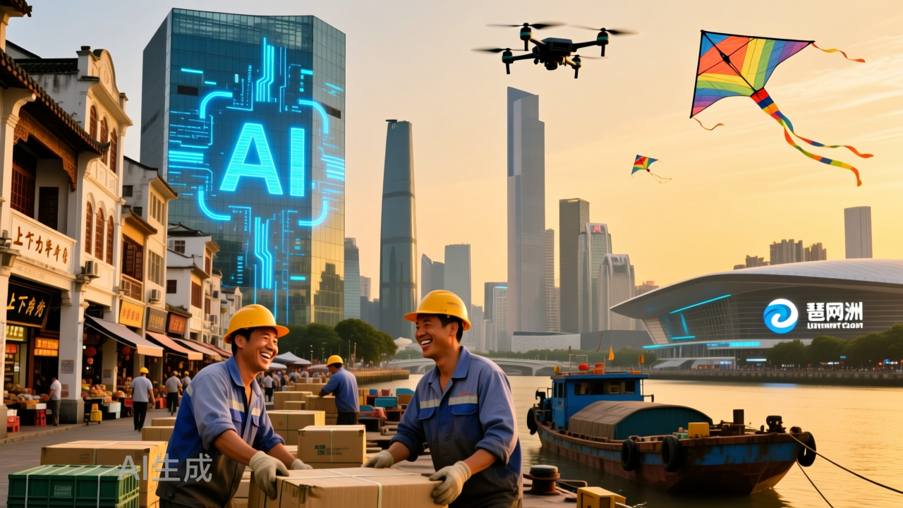 有百亿AI项目，也有工人日赚数百，千年商都广州“变了”