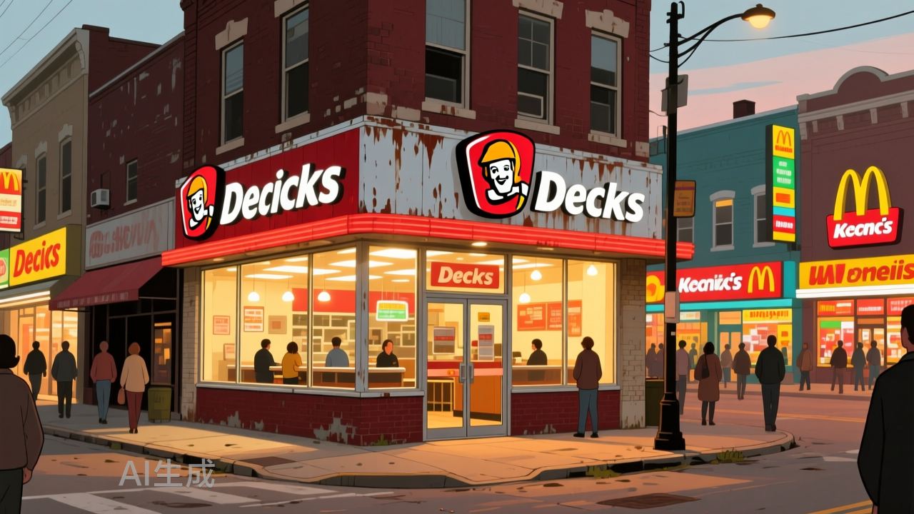 德克士失落于縣城