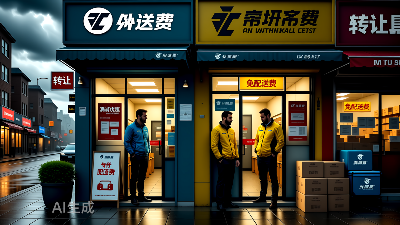 外賣大戰(zhàn)一周年：硝煙和補貼都沒了，只剩不夠AI的美團