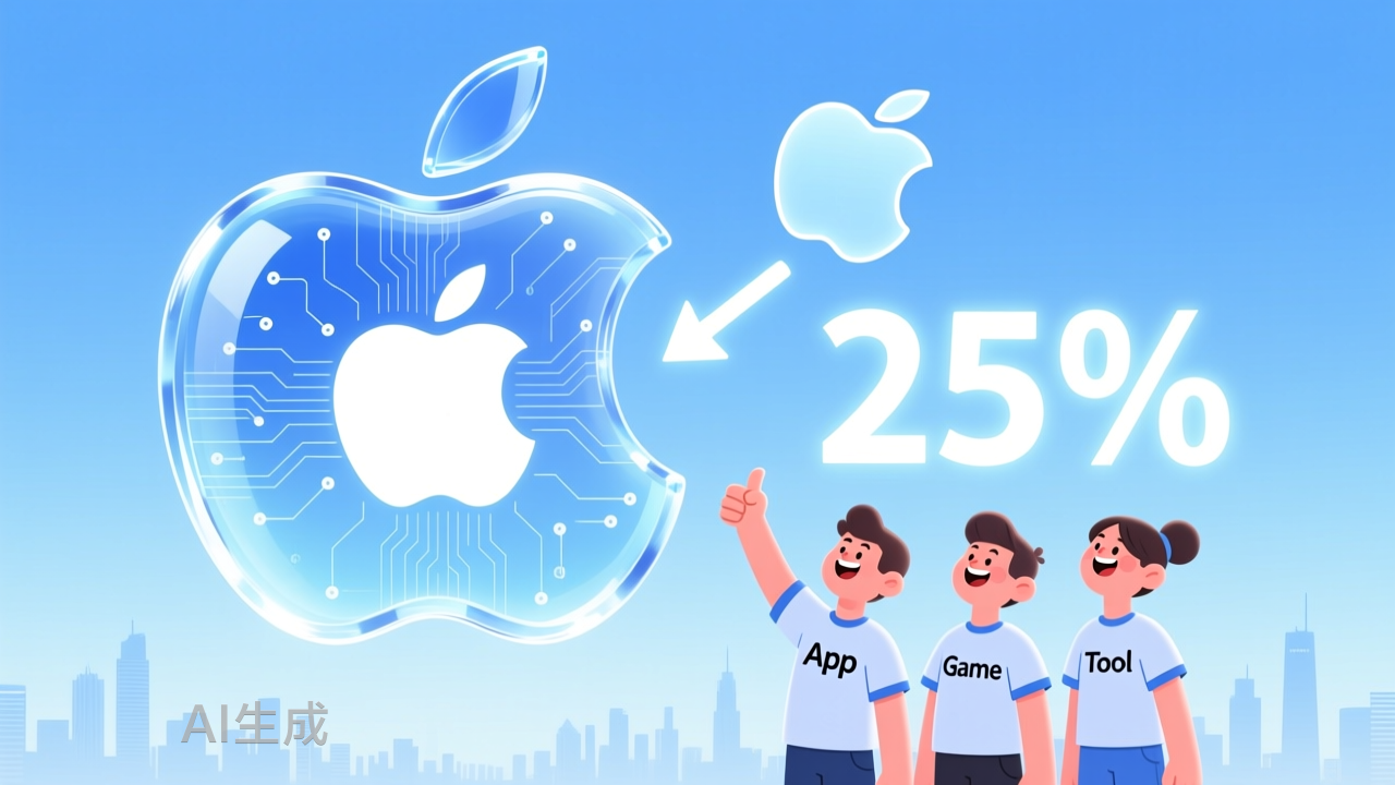 维持16年的30%抽成税终于下调，苹果在中国第一次退让