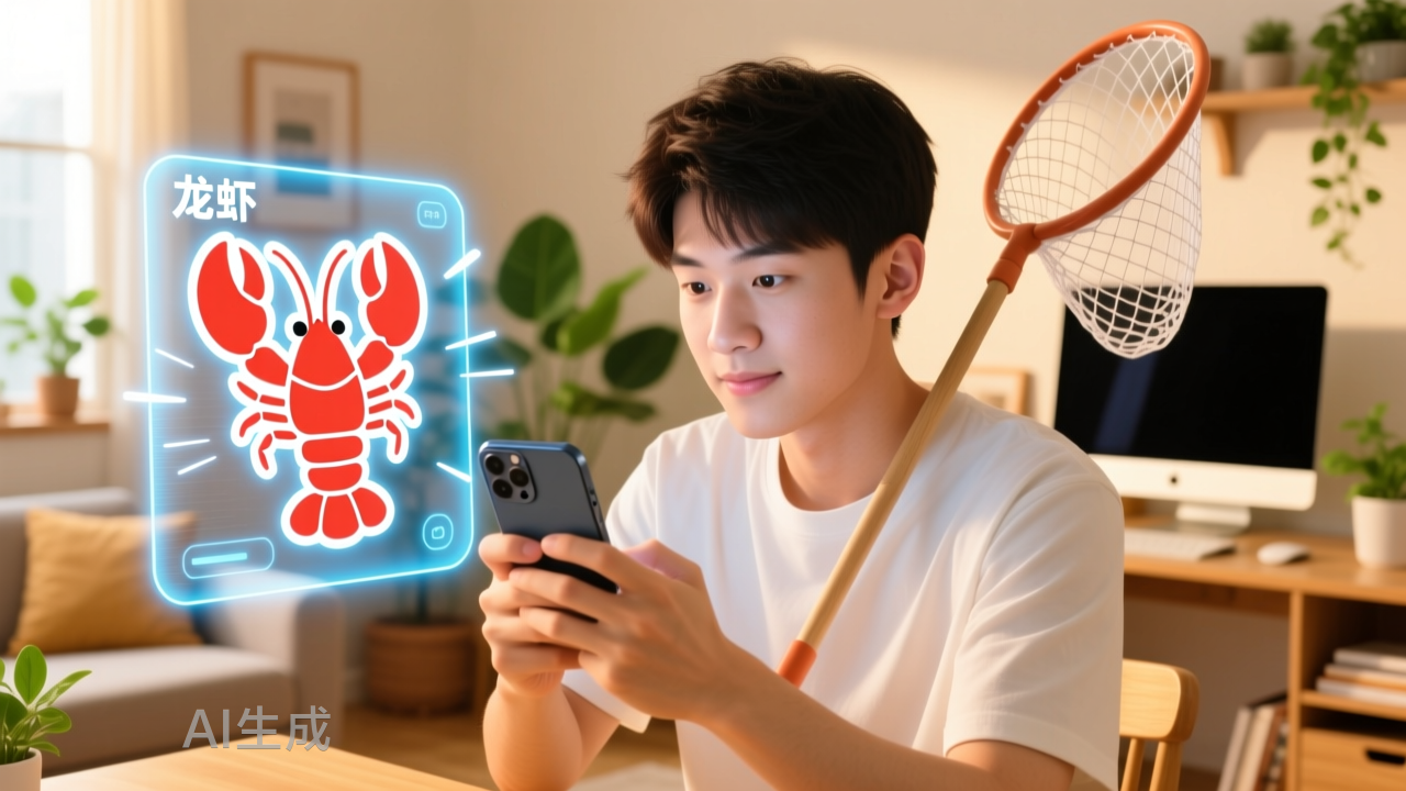 在闲鱼，他帮人抓住一只狂奔的“龙虾”