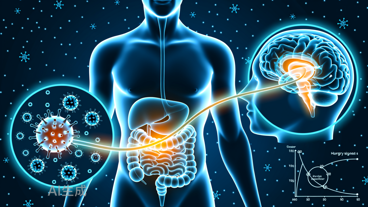 腸-腦軸新發(fā)現(xiàn)：明明很餓卻不想吃？華科大劉平團隊揭示腸道致病菌逆轉(zhuǎn)饑餓驅(qū)動決策的神經(jīng)機制