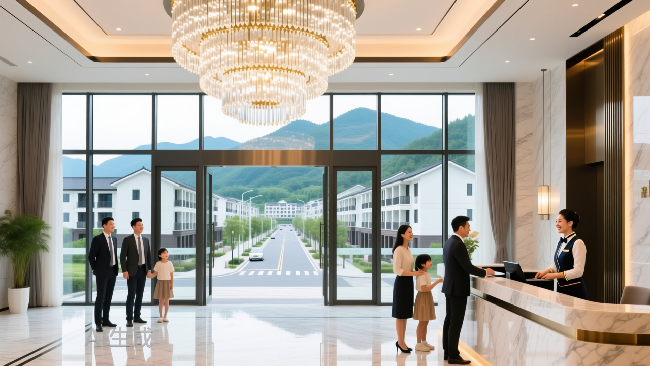 国际高端酒店，开始猛攻县城