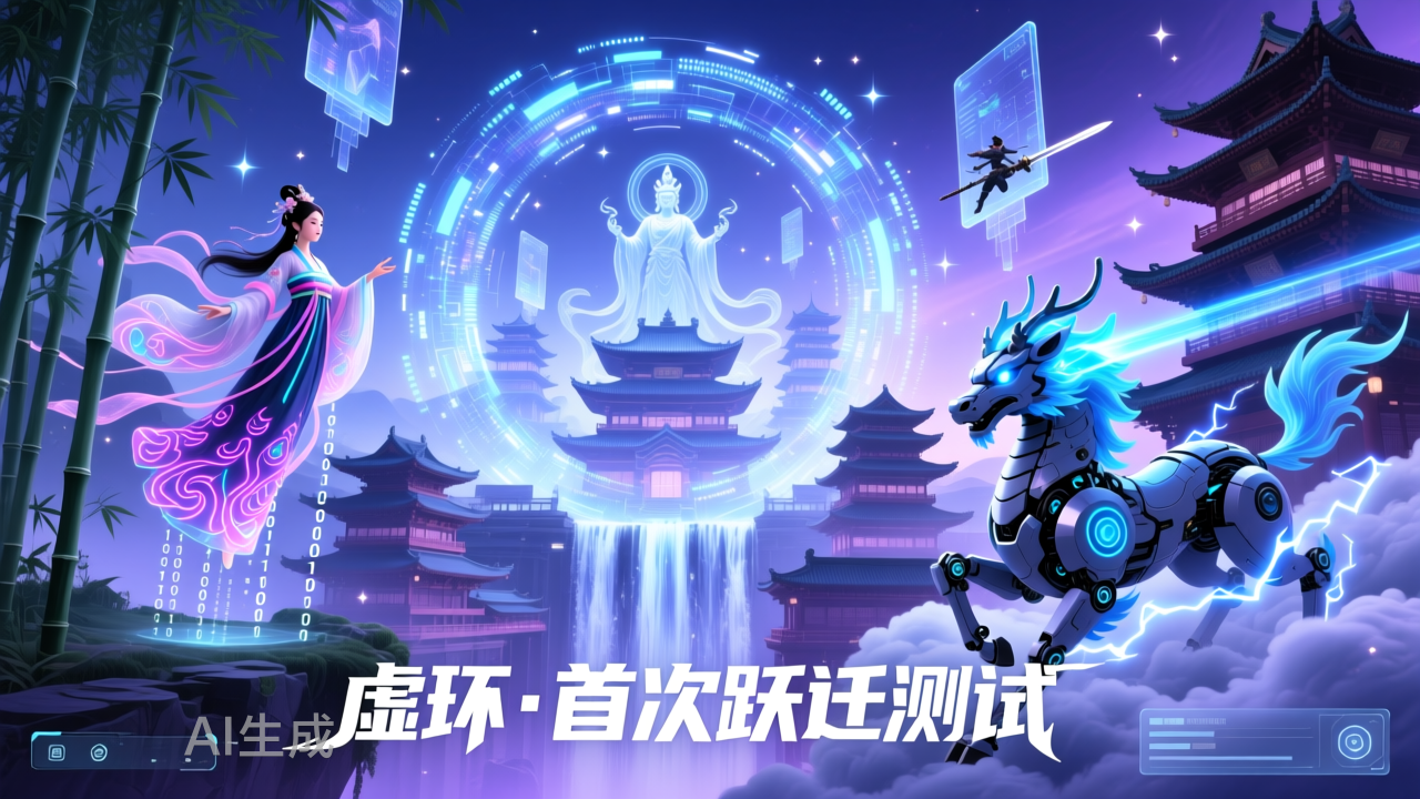 一部虚环半部v圈，《虚环》首测，神人二游真的来了？