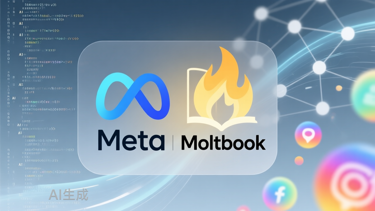 Meta收購AI社交平臺Moltbook，扎克伯格要做什么？