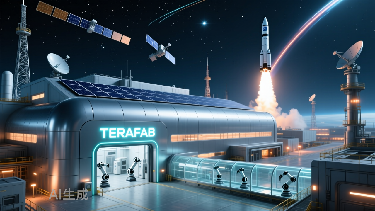 马斯克造芯片，年产2000亿颗，80%将在太空运转