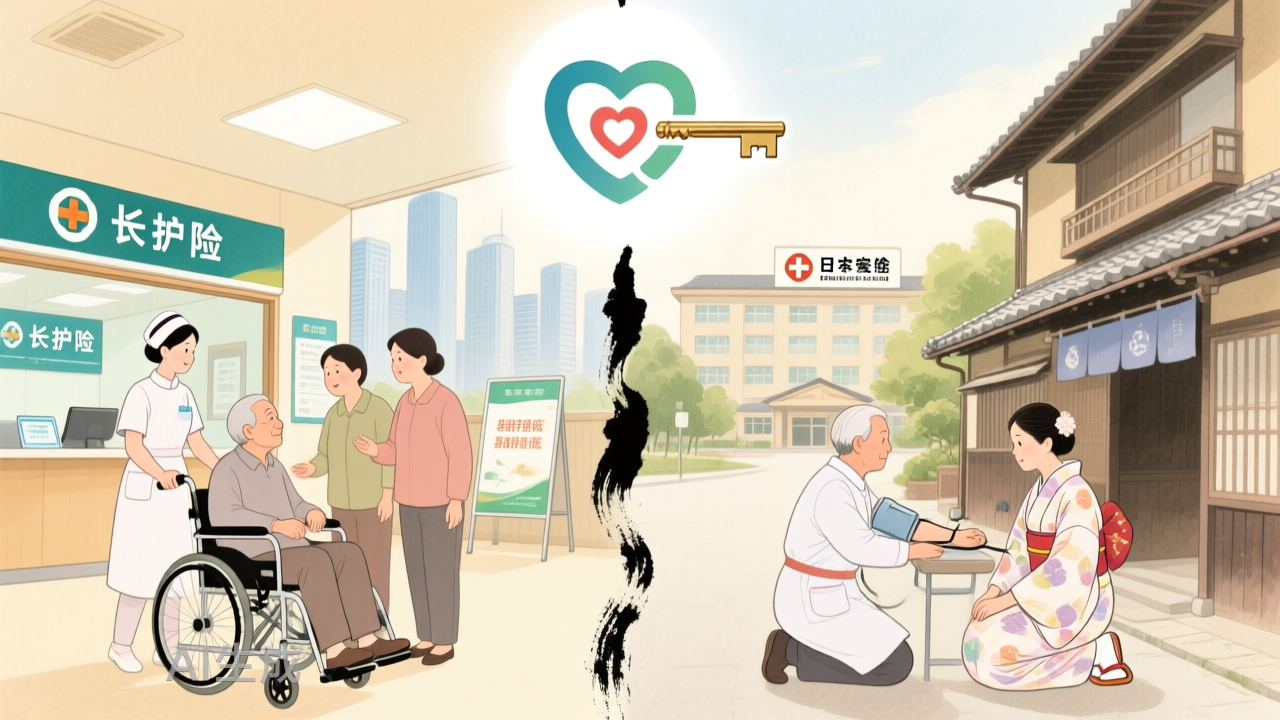 對(duì)比日本，我們發(fā)現(xiàn)中國(guó)最新推出長(zhǎng)護(hù)險(xiǎn)的幾個(gè)特點(diǎn)：全年齡覆蓋、就業(yè)身份、低繳費(fèi)率、優(yōu)先保重度失能老人