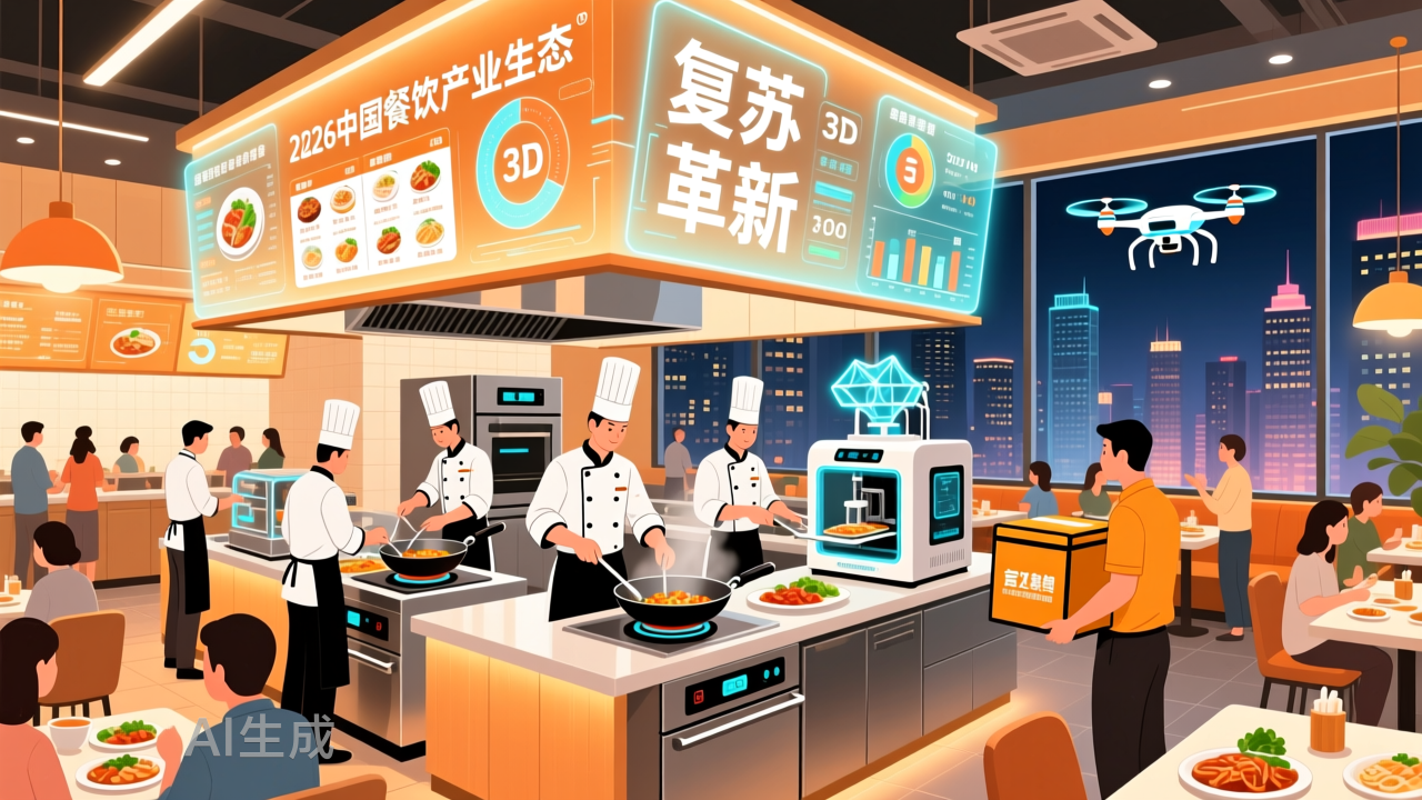 2026中國餐飲產(chǎn)業(yè)生態(tài)：拐點將至，產(chǎn)業(yè)重塑待啟復(fù)蘇周期