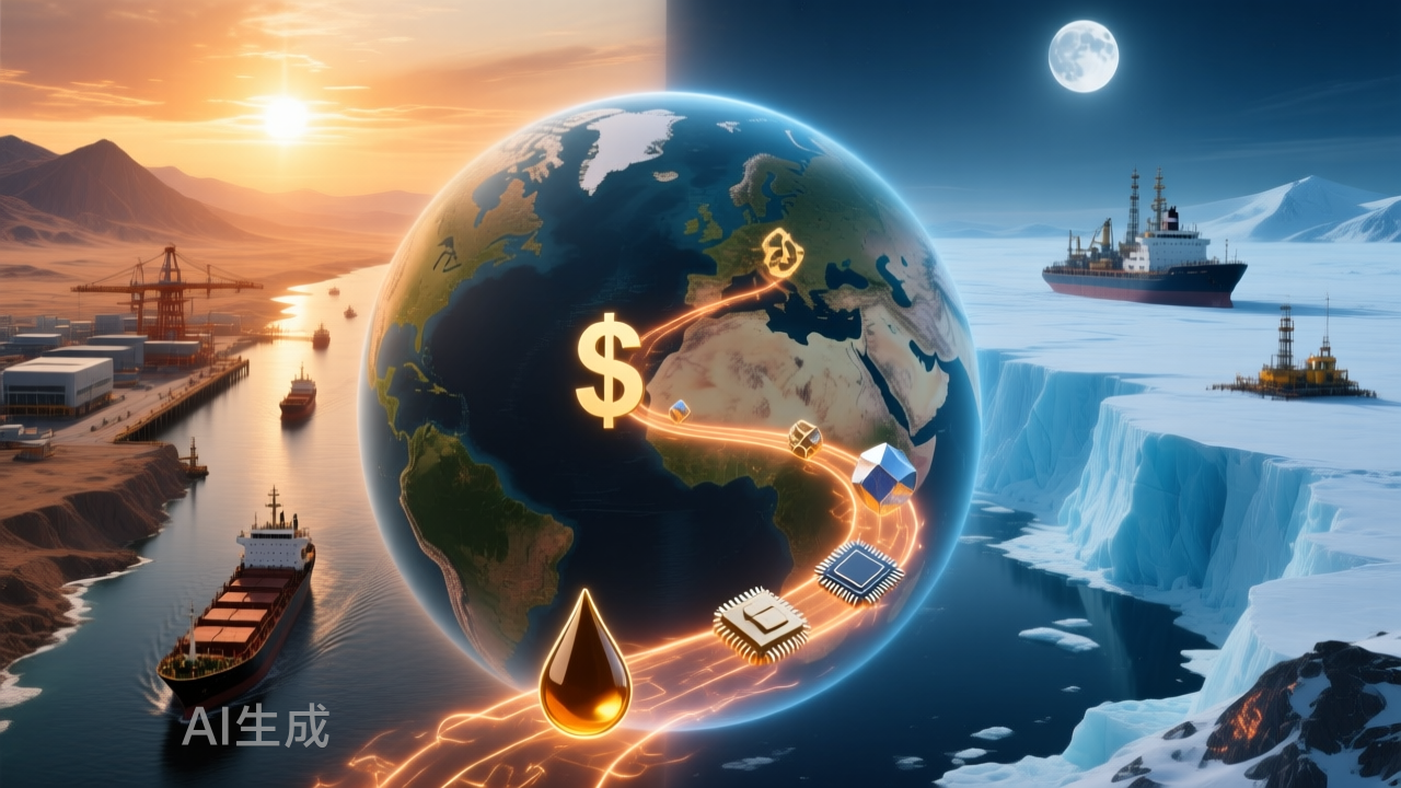 从霍尔木兹到格陵兰：“极限拉扯”背后的美式新丛林法则与资产重估