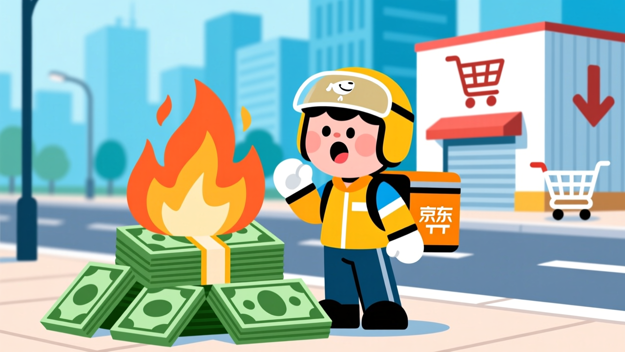 外卖烧掉400亿，京东不如以前赚钱了