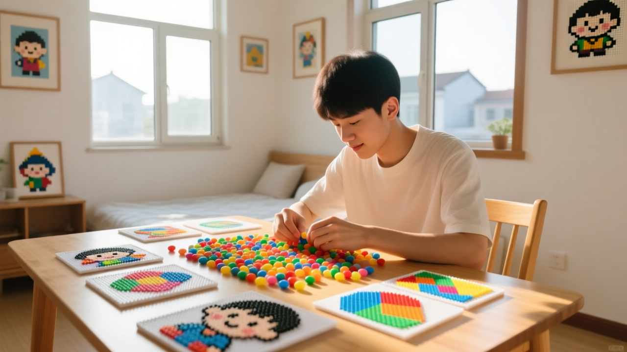 染上拼豆的年轻人，拯救县城自建房