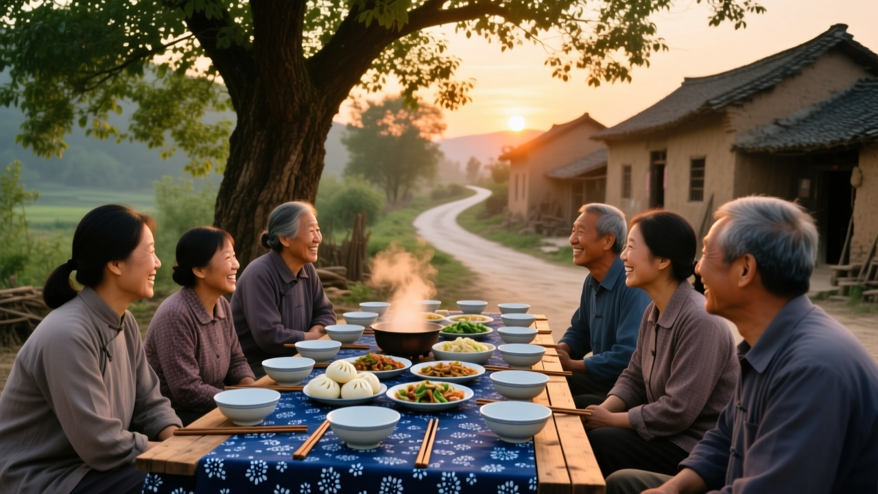 全村人都在等着DeepSeek上桌吃饭了