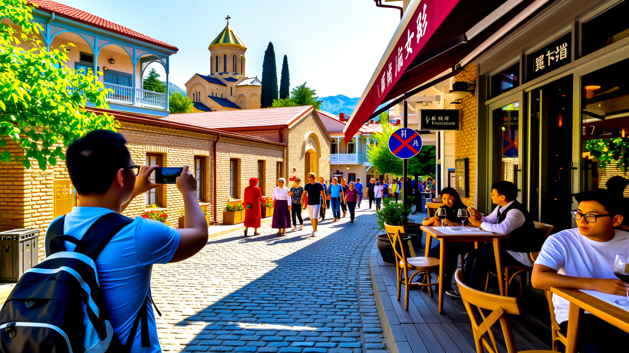 China Becomes a Major Source of Tourists to Georgia