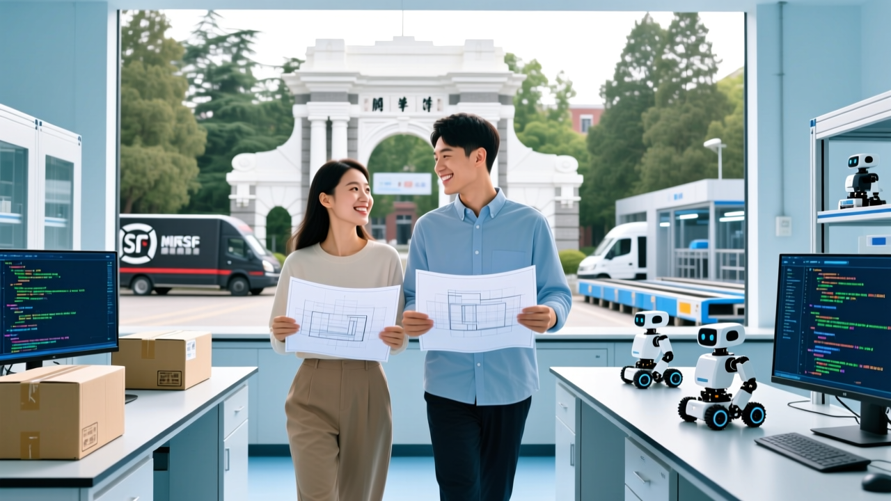 清华学霸夫妻联手，造出全栈物流机器人第一股，顺丰赚了14亿