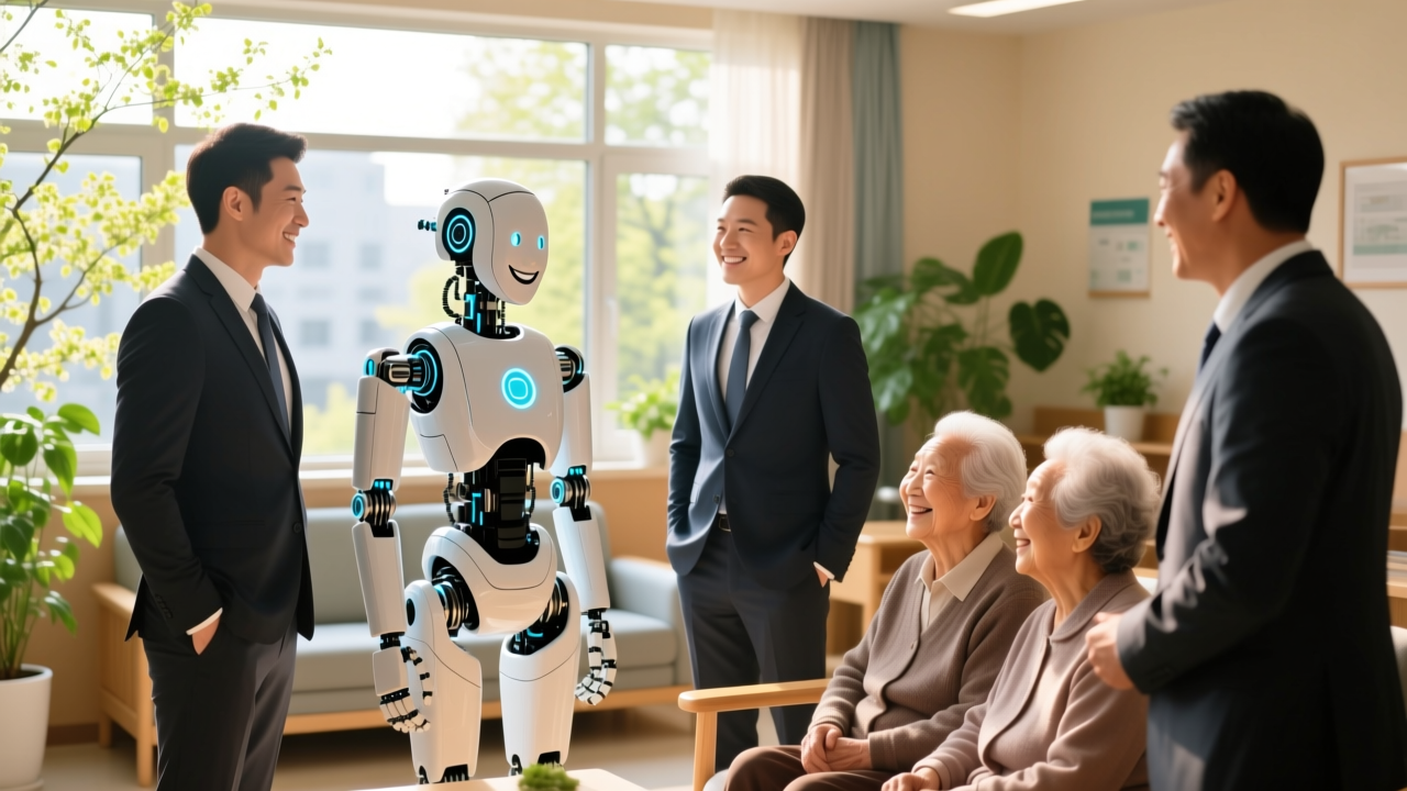 这个春天，机器人投资人都挤在东北养老院