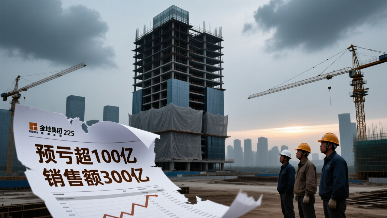 2025年预亏超100亿、销售额仅有300亿，金地集团套牢险资