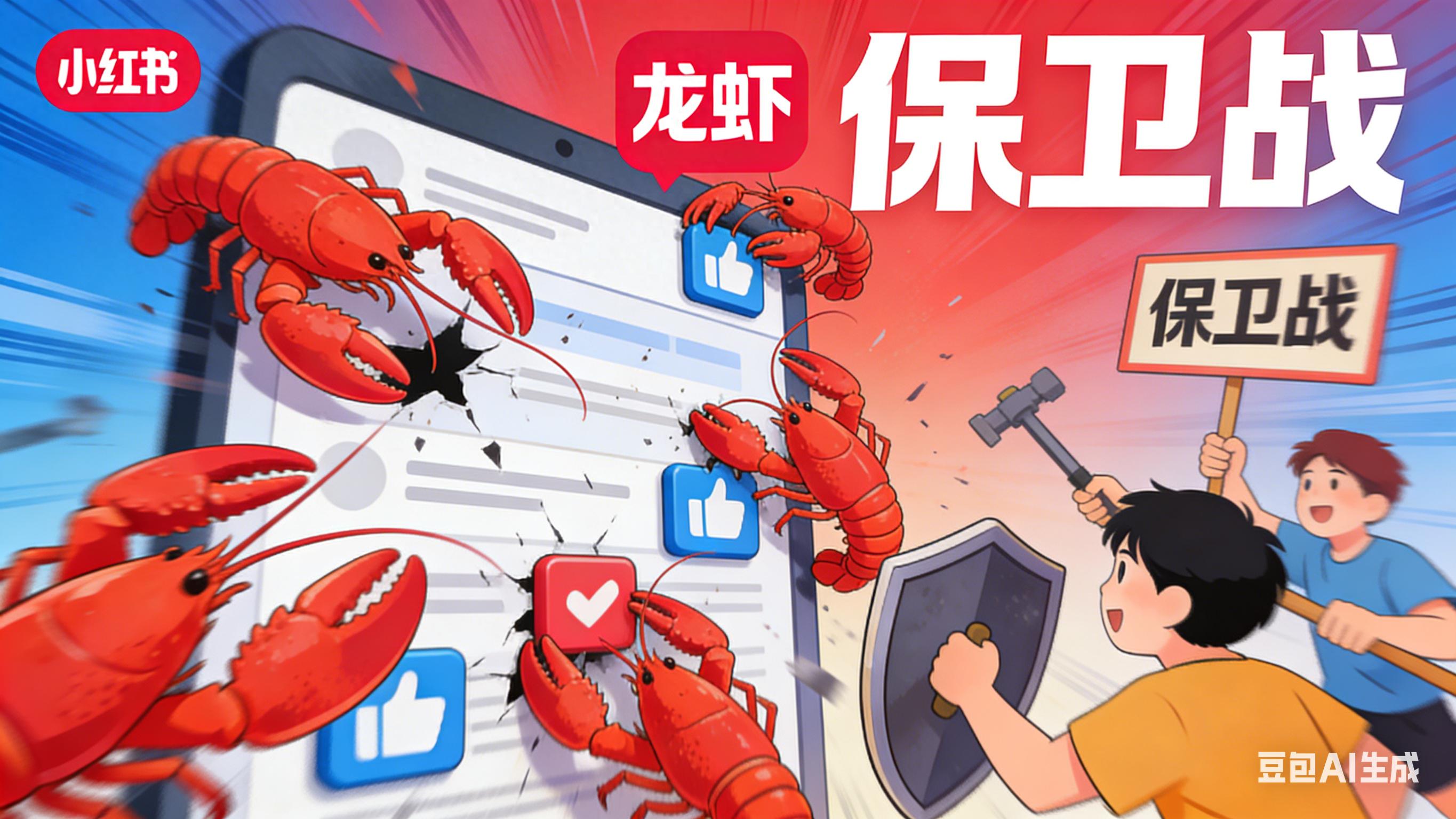 “龙虾”肆虐，小红书打响“保卫战”