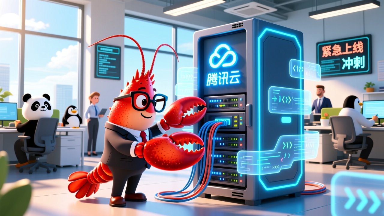 腾讯赶「龙虾」上架