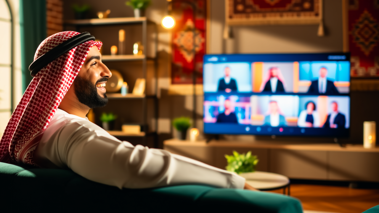 宅家不无聊：中东土豪，爱上团播