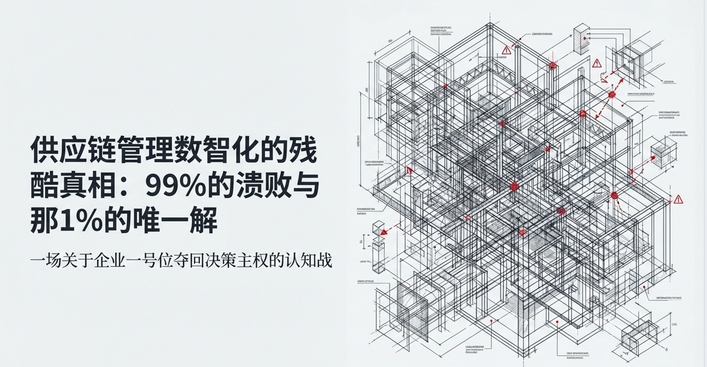 供应链管理数智化的残酷真相：99%的失败，与那1%的“唯一解”