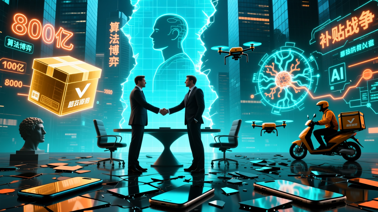 800亿买来的外卖大战停战协议：谁在AI的阴影下裸奔？