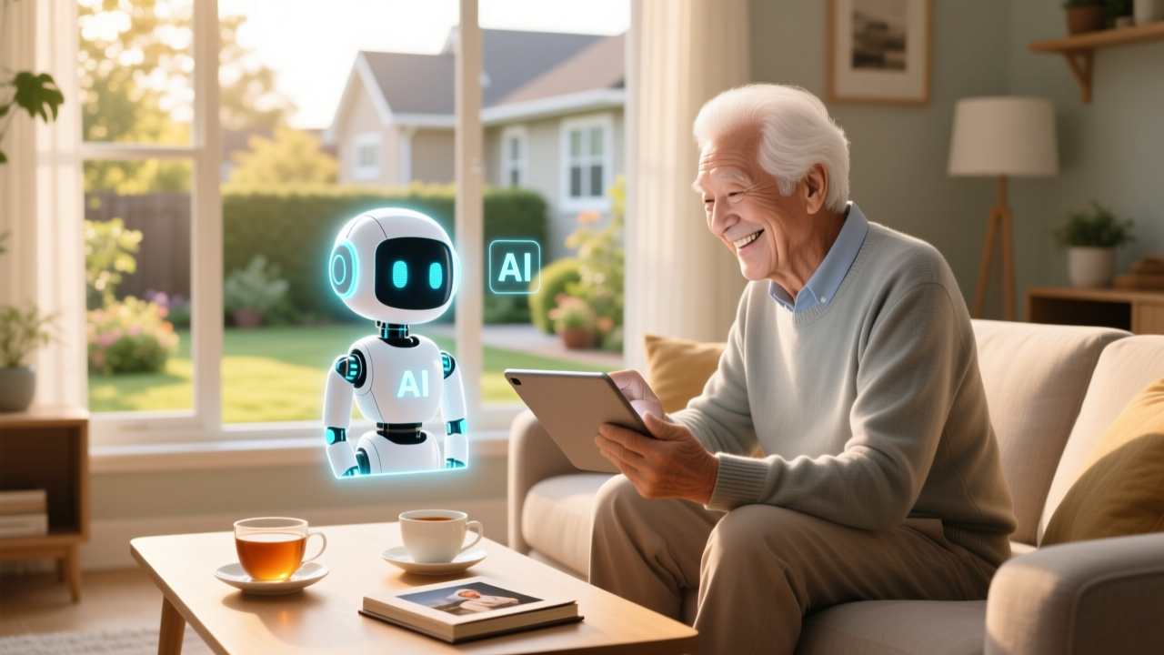 1.8 亿空巢老人的日常：子女接不住的需求，全被AI接住了