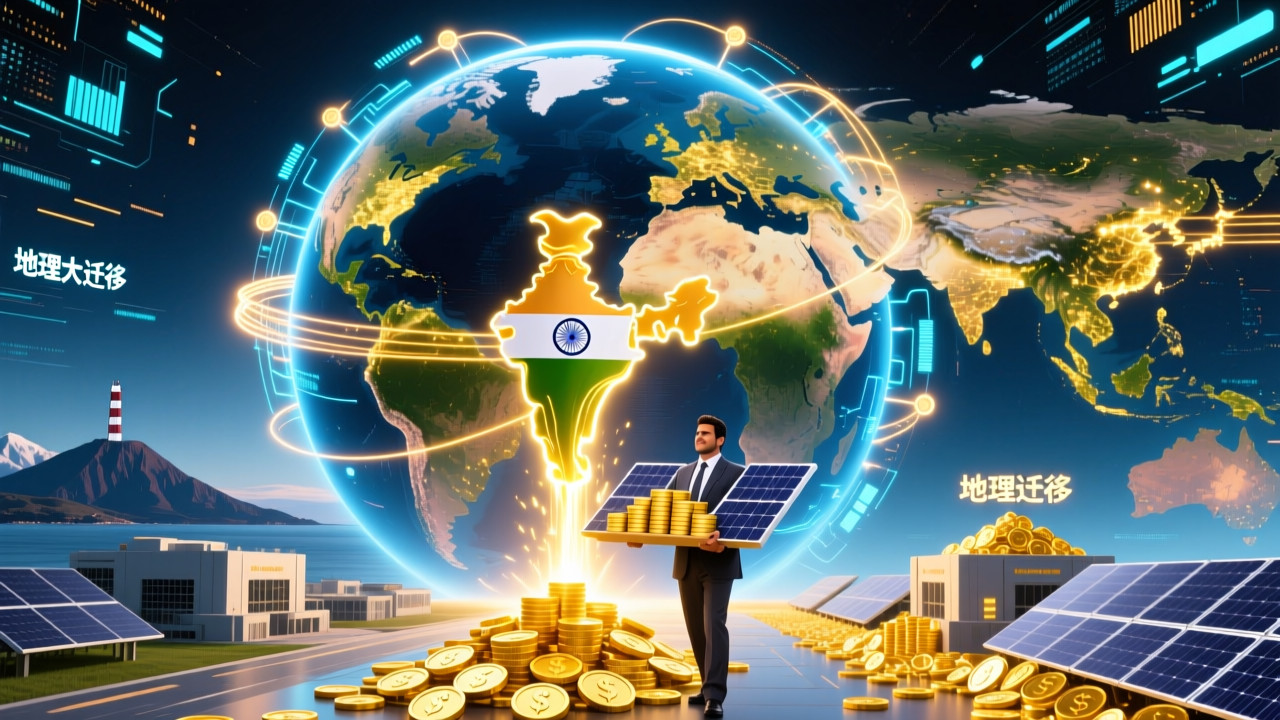 印度光伏巨头携千亿美金入局：算力“地理大迁徙”时代开启