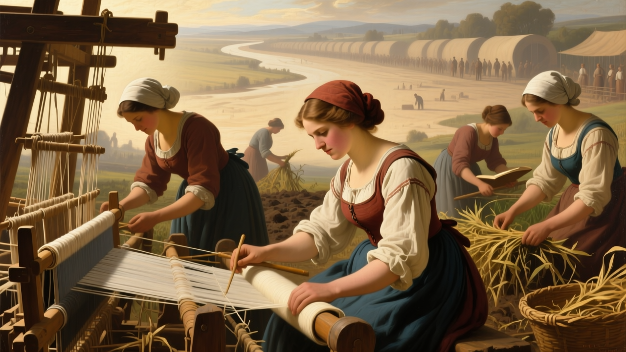 她们一直在工作，只是历史很少看见她们