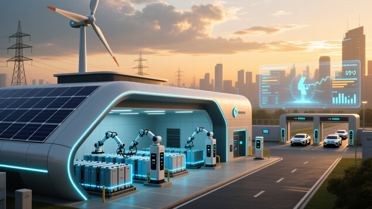 AI 带来的电网危机，解法藏在车企的换电站里？