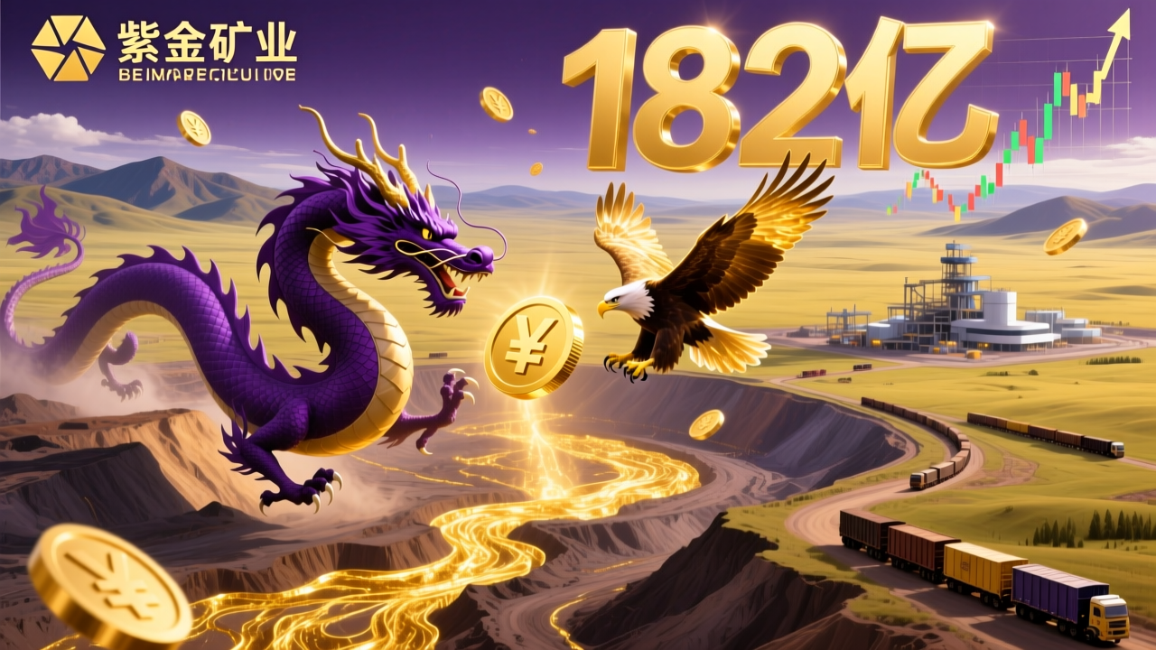 紫金182亿入主赤峰黄金，矿业巨头的万亿黄金棋局