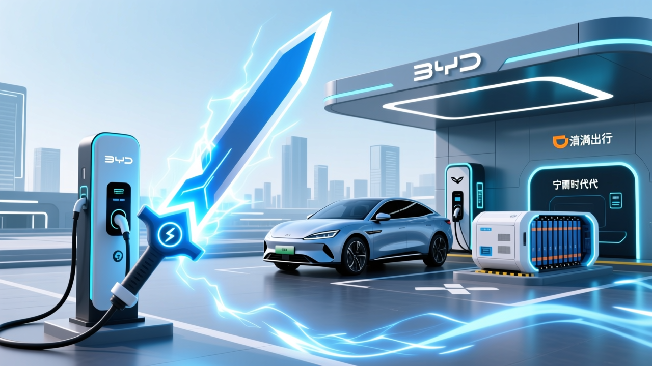 比亚迪闪充“快刀”出鞘，蔚来、滴滴、宁王如何接招？