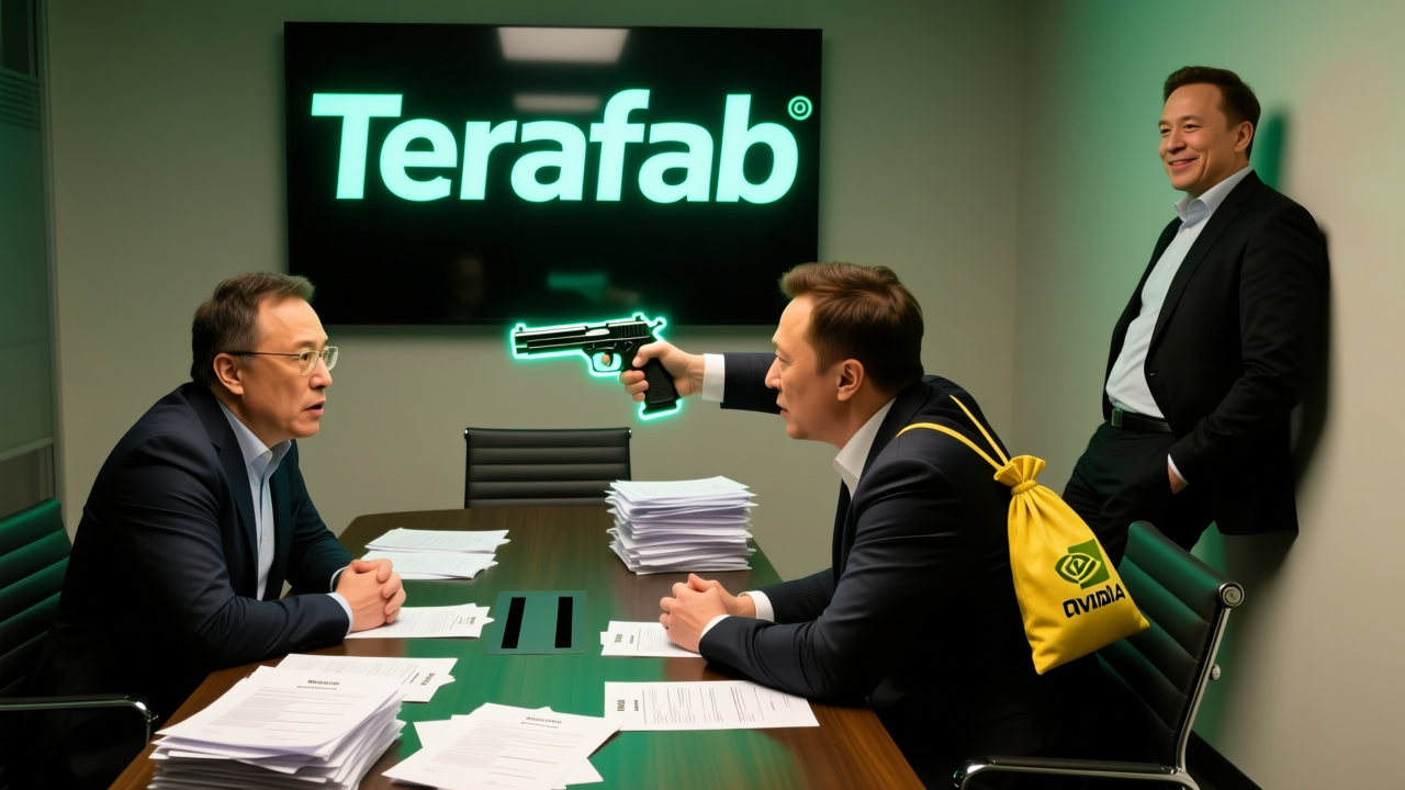 马斯克250亿美元造芯局：除了敲打英伟达，他还在算什么账？