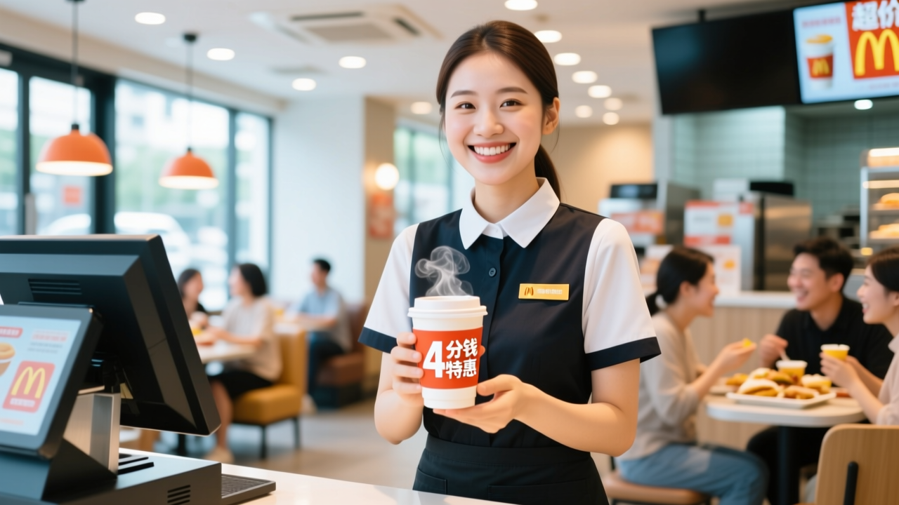 2万店的中国快餐巨头，把咖啡打到4分钱