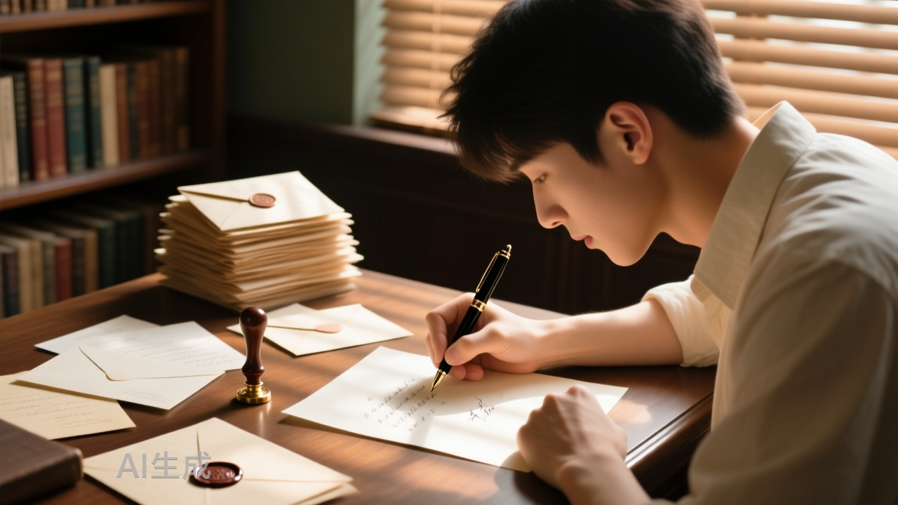 AI时代，年轻人靠手写信赚得第一桶金