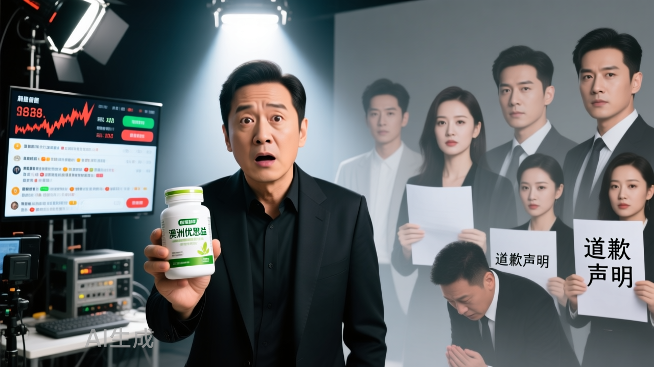 优思益塌房始末：明星集体道歉背后，假洋牌与代工厂的真相