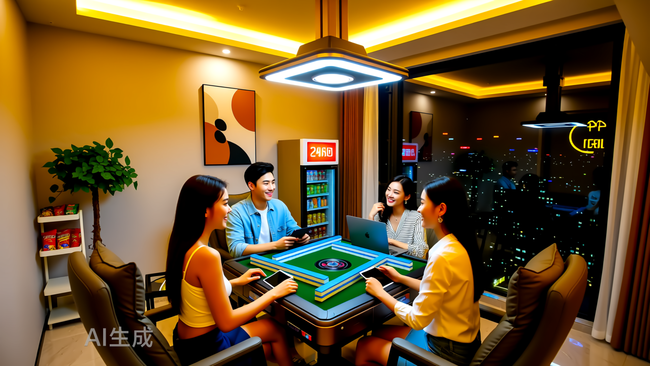 年轻人为什么爱上24小时自助麻将