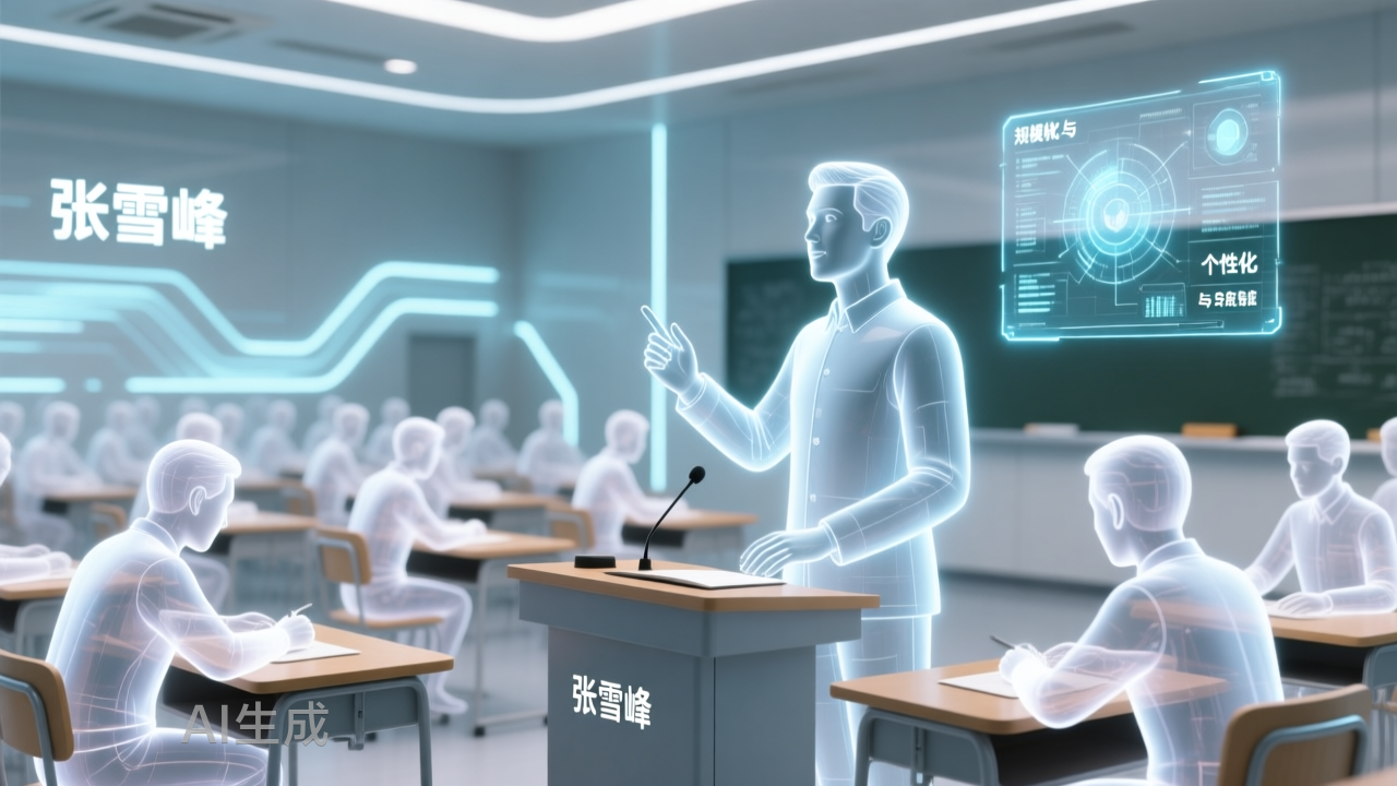 AI的下一个站：造100万个「张雪峰」？
