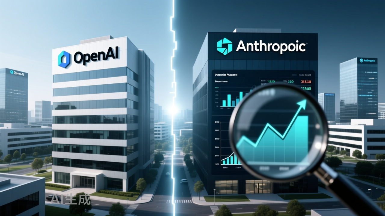 OpenAI开撕Anthropic：300亿收入，80亿是造假