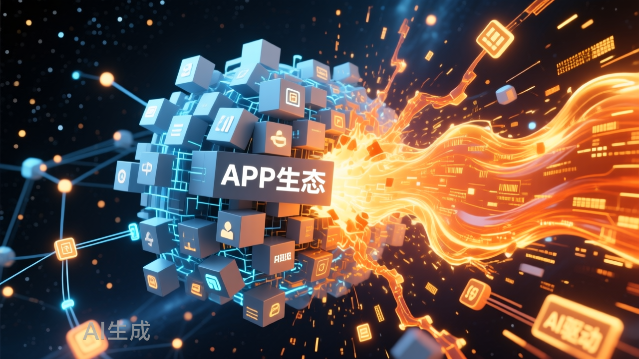 APP流量竞争新特征：半数行业前三玩家切走八成流量，视频娱乐总时长逼近四成，AI成最大变量