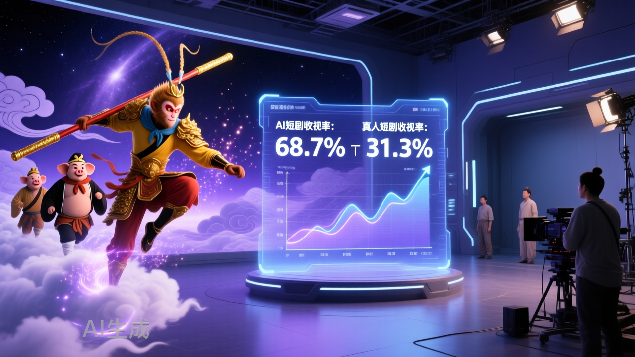 红果总榜合并，AI漫剧首超真人短剧：一场短剧市场“大海啸”？