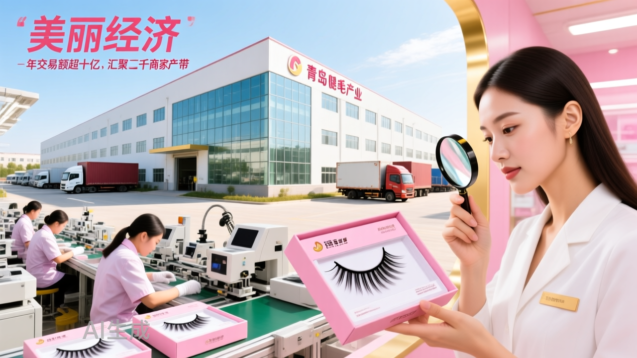 一根睫毛“翘”动百亿市场，山东小县城承包全球70%份额