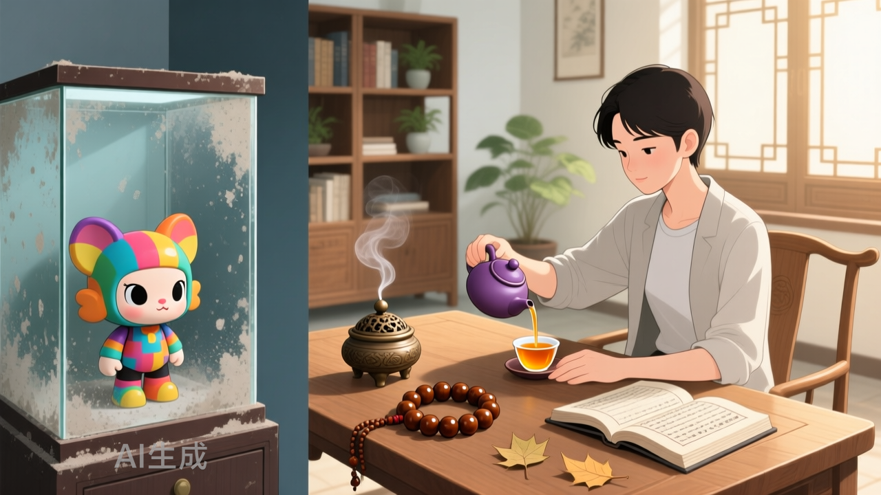 潮玩遇冷时，文玩冲年轻人抛了个「媚眼」