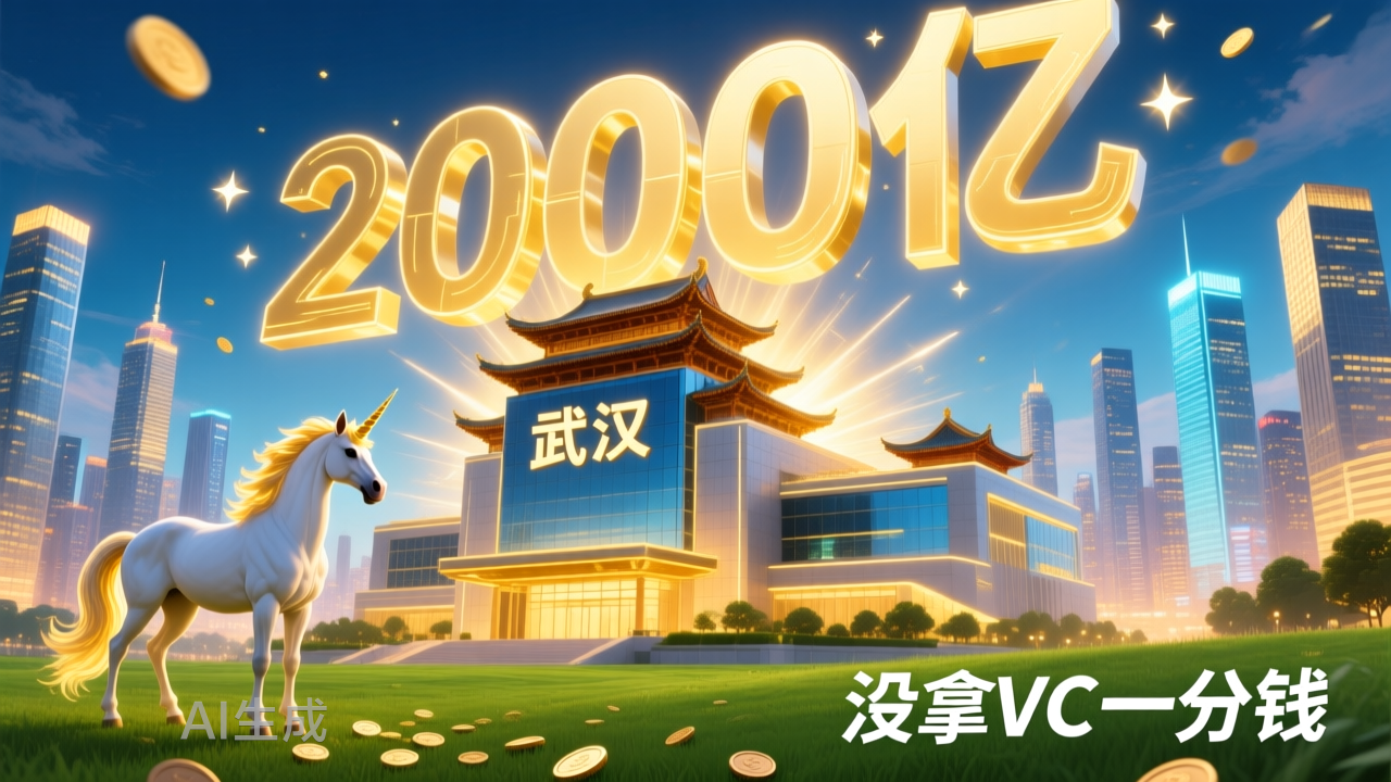 没拿VC一分钱，武汉诞生2000亿独角兽