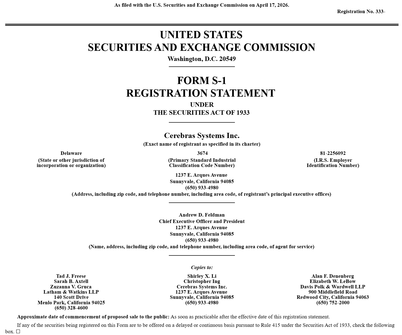 AI 芯片格局生变：Cerebras 再迎IPO大考，英伟达真正的对手来了｜IPO观察