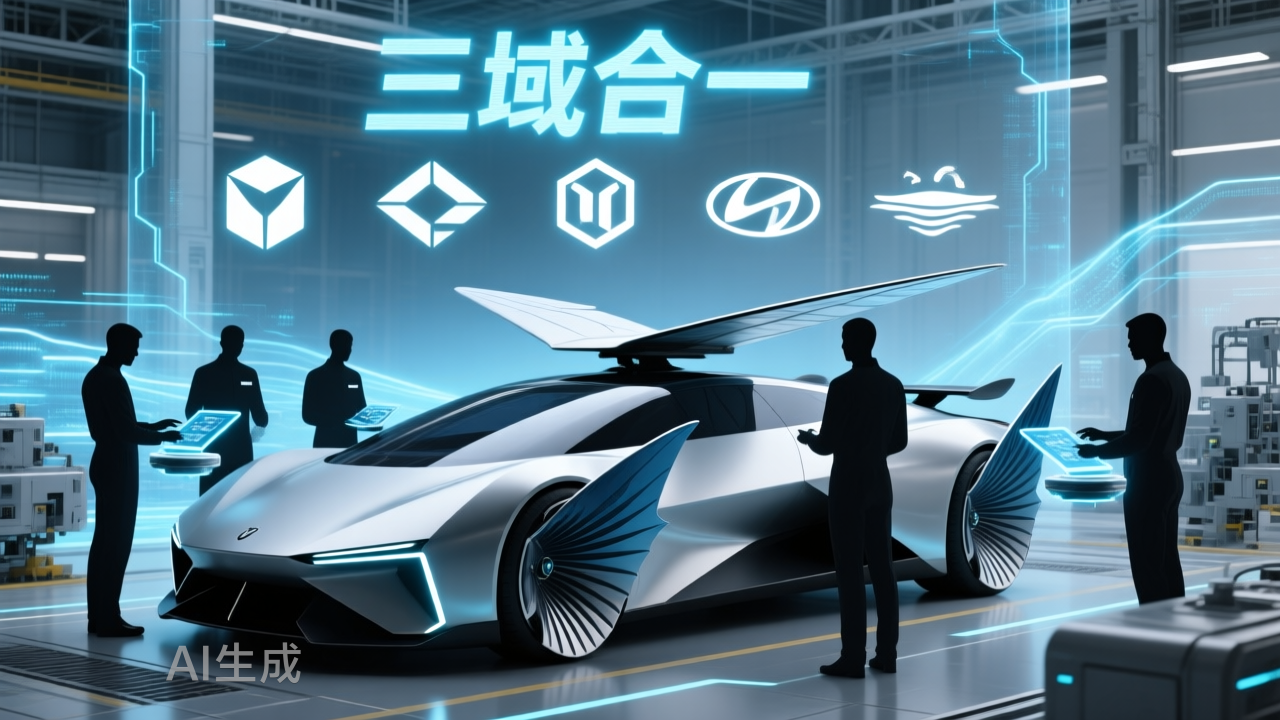 三域合一，六大车企抢做同一道“龙虾”大餐