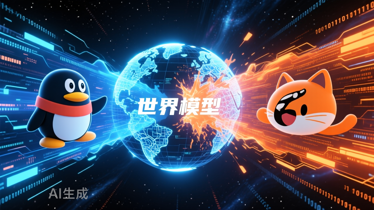 阿里腾讯同日出牌，HappyOyster 和 HY-World 2.0 打出两个「世界」